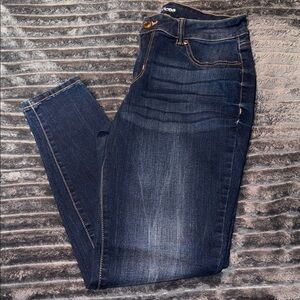 Maurices Dark Blue Skinny Jeans